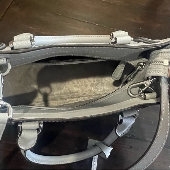 Michael Kors Blue Satchel with Structured Design - Picture 8 of 9